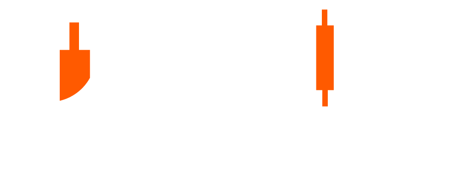 Trading Different Logo White Orange